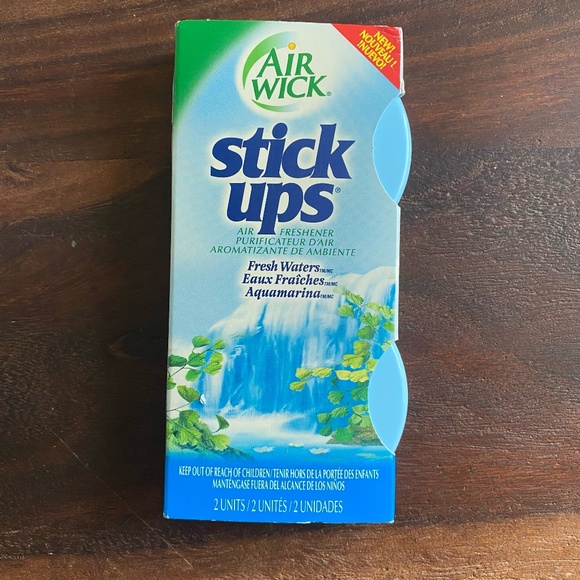 Air Wick Stick Up Air Fresheners Fresh Waters Aquamarina 2 Pack Discontinued - Picture 1 of 2